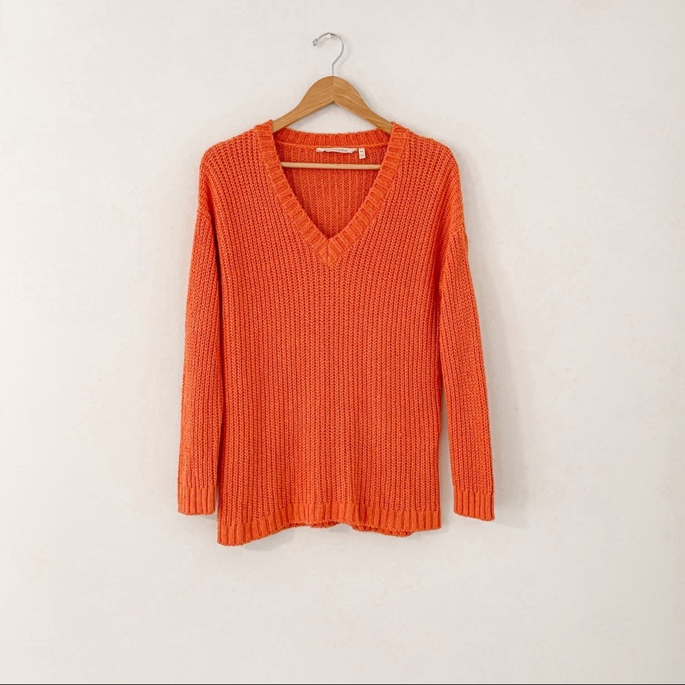 Soft Surroundings orange sweater